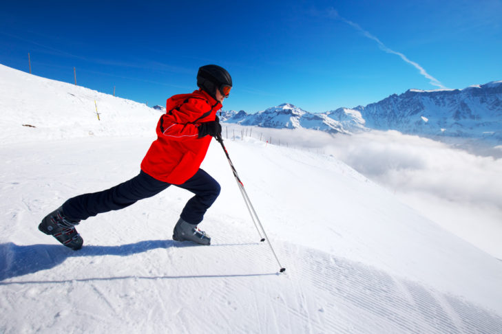 Ski gymnastics exercises - Best stretches for skiing - Endurance training